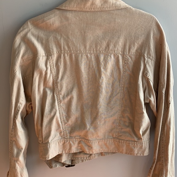 Forever 21 Moto Jacket - Linen/ cotton - Picture 3 of 6